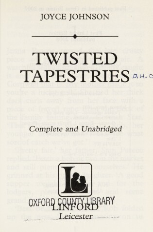 Cover of Twisted Tapestries