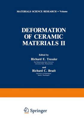 Book cover for Deformation of Ceramic Materials II