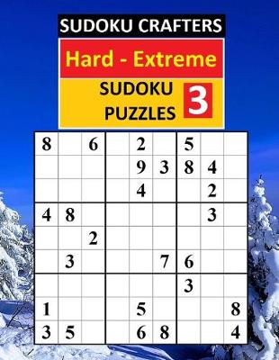 Book cover for Hard - Extreme SUDOKU PUZZLES 3