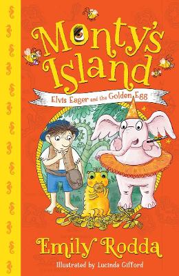 Book cover for Elvis Eager and the Golden Egg: Monty's Island 3