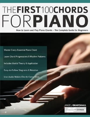 Book cover for The First 100 Chords for Piano
