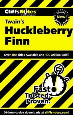 Book cover for CliffsNotes on Twain's The Adventures of Huckleberry Finn