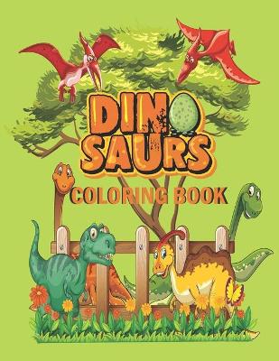 Book cover for Dinosaur Coloring Book