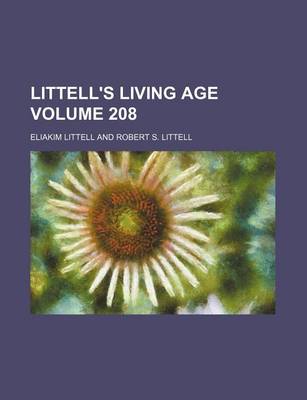 Book cover for Littell's Living Age Volume 208