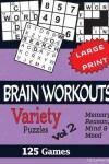 Book cover for BRAIN WORKOUTS (Variety) Puzzles Vol 2