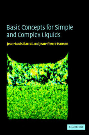 Cover of Basic Concepts for Simple and Complex Liquids