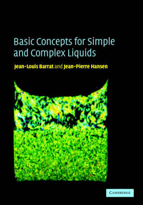 Book cover for Basic Concepts for Simple and Complex Liquids