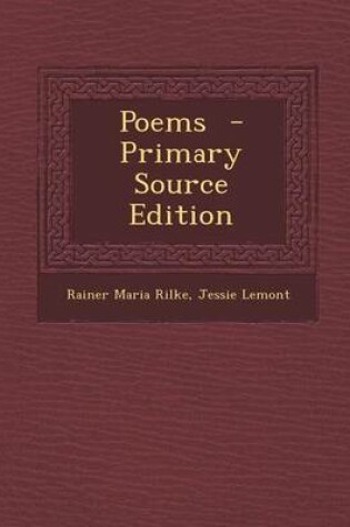 Cover of Poems - Primary Source Edition