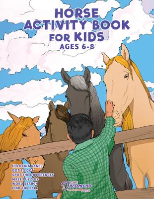 Cover of Horse Activity Book for Kids Ages 6-8