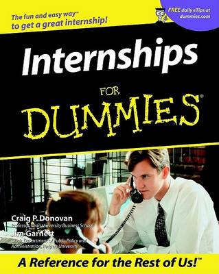Book cover for Internships For Dummies