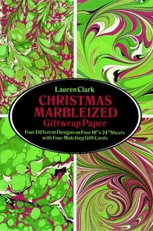 Cover of Christmas Marbelized Giftwrap Paper