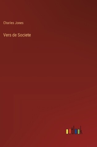 Cover of Vers de Societe