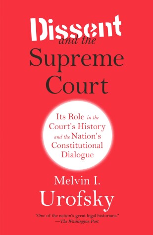 Book cover for Dissent and the Supreme Court