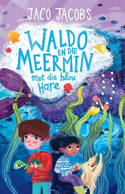 Book cover for Waldo en die meermin met die blou hare