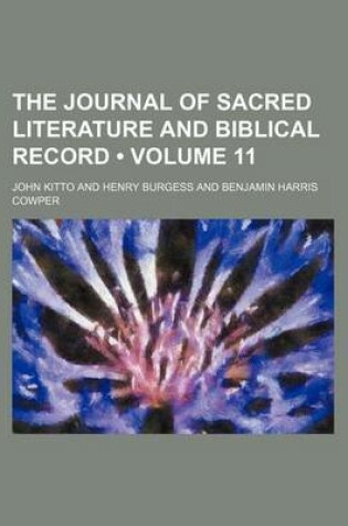 Cover of The Journal of Sacred Literature and Biblical Record (Volume 11)