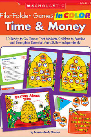 Cover of File-Folder Games in Color: Time & Money