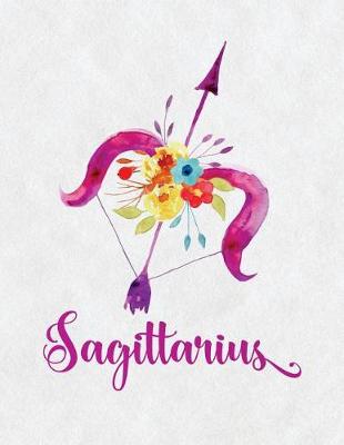 Book cover for Sagittarius Zodiac Creative Notebook Journal