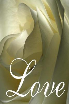 Book cover for Wedding Journal Love White Rose