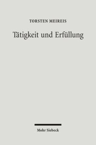 Cover of Tatigkeit und Erfullung