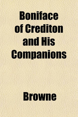 Book cover for Boniface of Crediton and His Companions