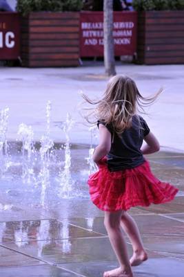 Book cover for Charming Little Girl Dancing in the Water Journal