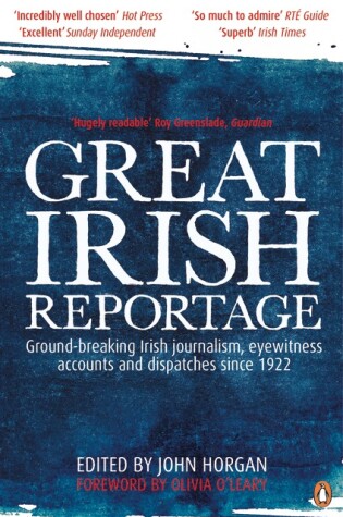 Cover of Great Irish Reportage