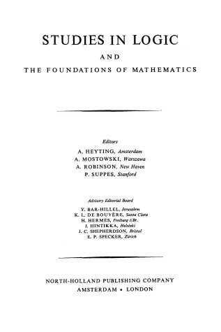 Cover of Mathematical Logic and Foundations of Set Theory