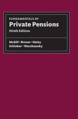 Book cover for Fundamentals of Private Pensions