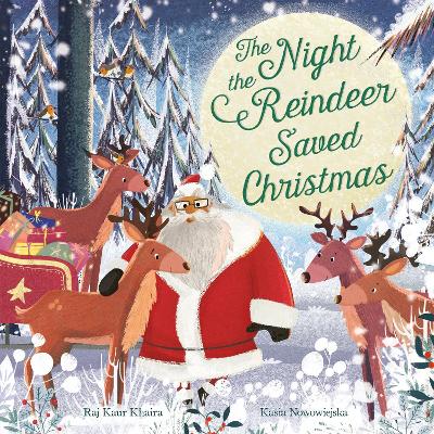 Book cover for The Night the Reindeer Saved Christmas