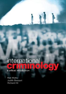 Book cover for International Criminology