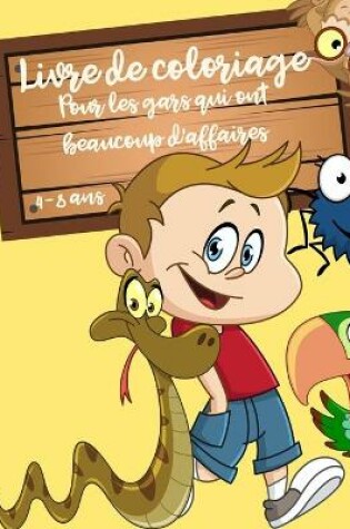 Cover of Grand livre de coloriage pour les enfants de 4 à 8 ans