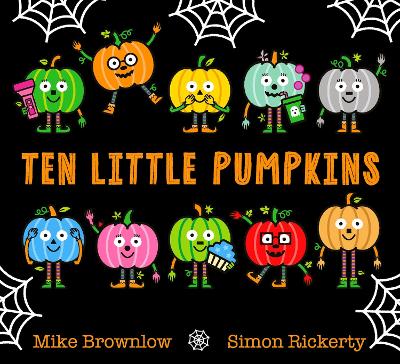 Book cover for Ten Little Pumpkins