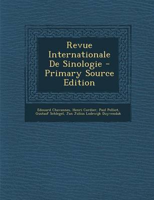 Book cover for Revue Internationale de Sinologie