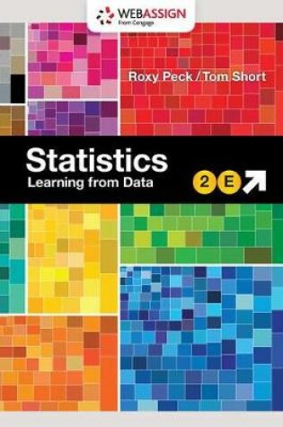 Cover of Webassign Printed Access Card for Peck/Short's Statistics: Learning from Data, Single-Term