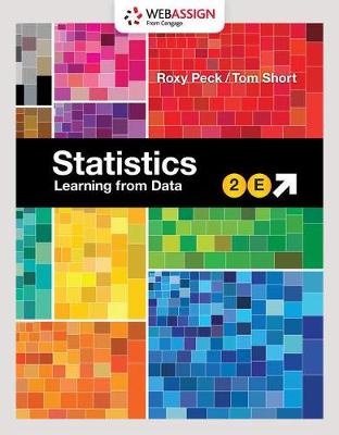 Book cover for Webassign Printed Access Card for Peck/Short's Statistics: Learning from Data, Single-Term