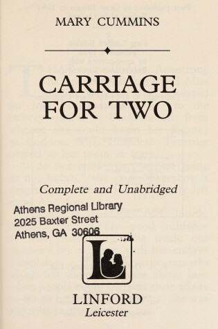 Cover of Carriage for Two