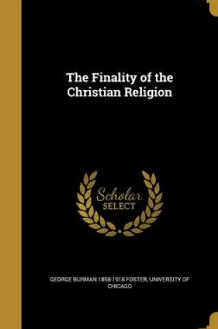 Cover of The Finality of the Christian Religion