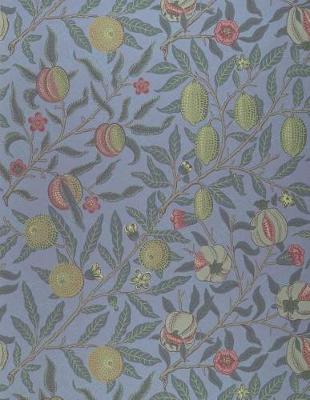 Book cover for Pomegranate, William Morris. Ruled Journal