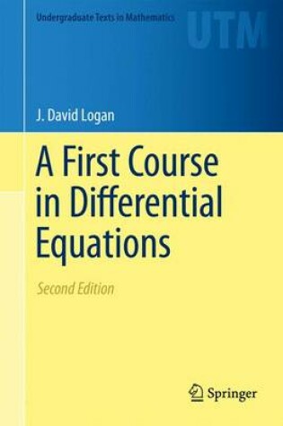 Cover of A First Course in Differential Equations