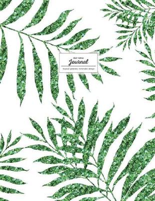 Book cover for Dot Grid Journal - Tropical Greenery Minimalist Design