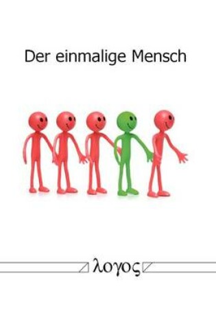 Cover of Der Einmalige Mensch