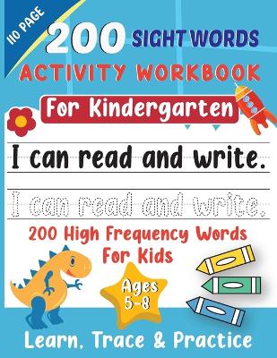 Book cover for 200 Sight Words Activity Book