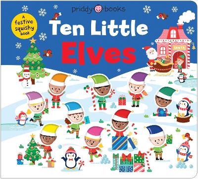 Book cover for Ten Little Elves (Little Squishies)