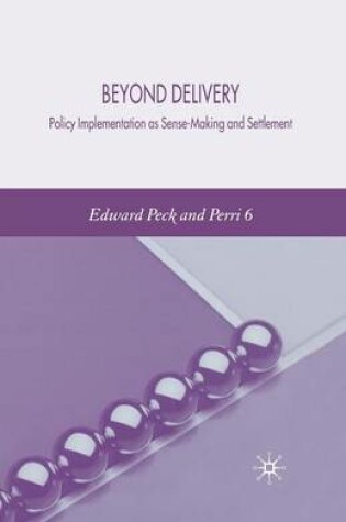 Cover of Beyond Delivery