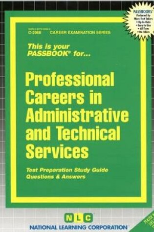 Cover of Professional Careers in Administrative and Technical Services