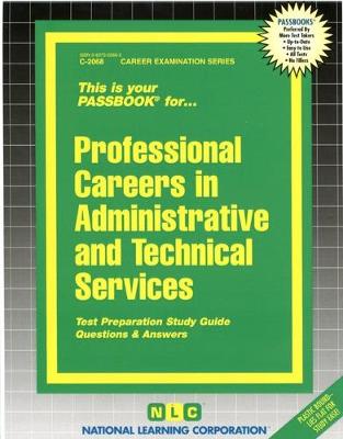 Book cover for Professional Careers in Administrative and Technical Services