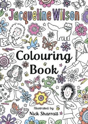 Book cover for The Jacqueline Wilson Colouring Book