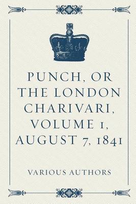 Book cover for Punch, or the London Charivari, Volume 1, August 7, 1841