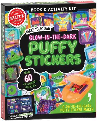 Book cover for Make Your Own Glow-in-the-Dark Puffy Stickers (Klutz)