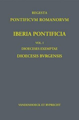 Cover of Regesta Pontificum Romanorum. Iberia Pontificia.